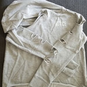 Cropped hooded Sweatshirt